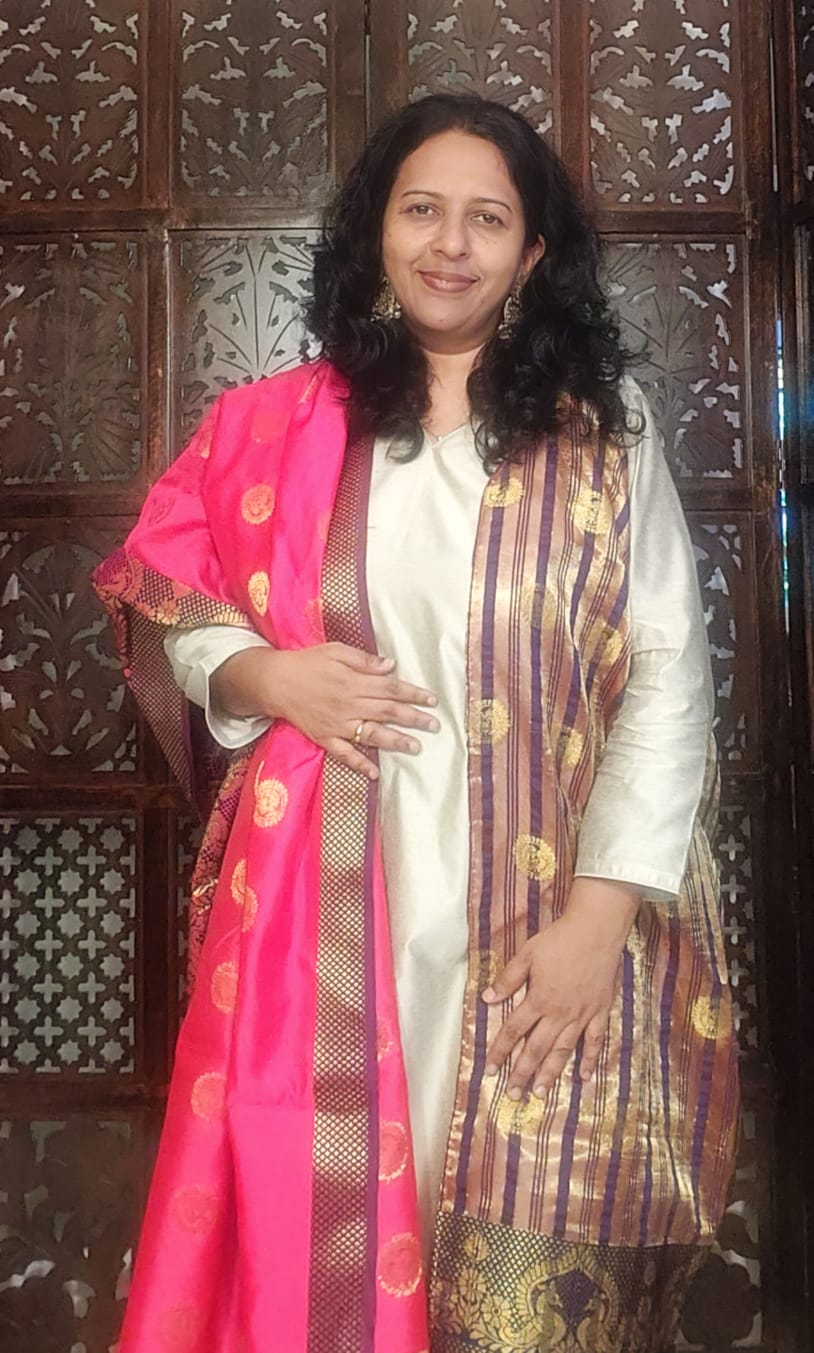 SILVER SHADE COTTON SILK KURTA-PANT MATERIAL