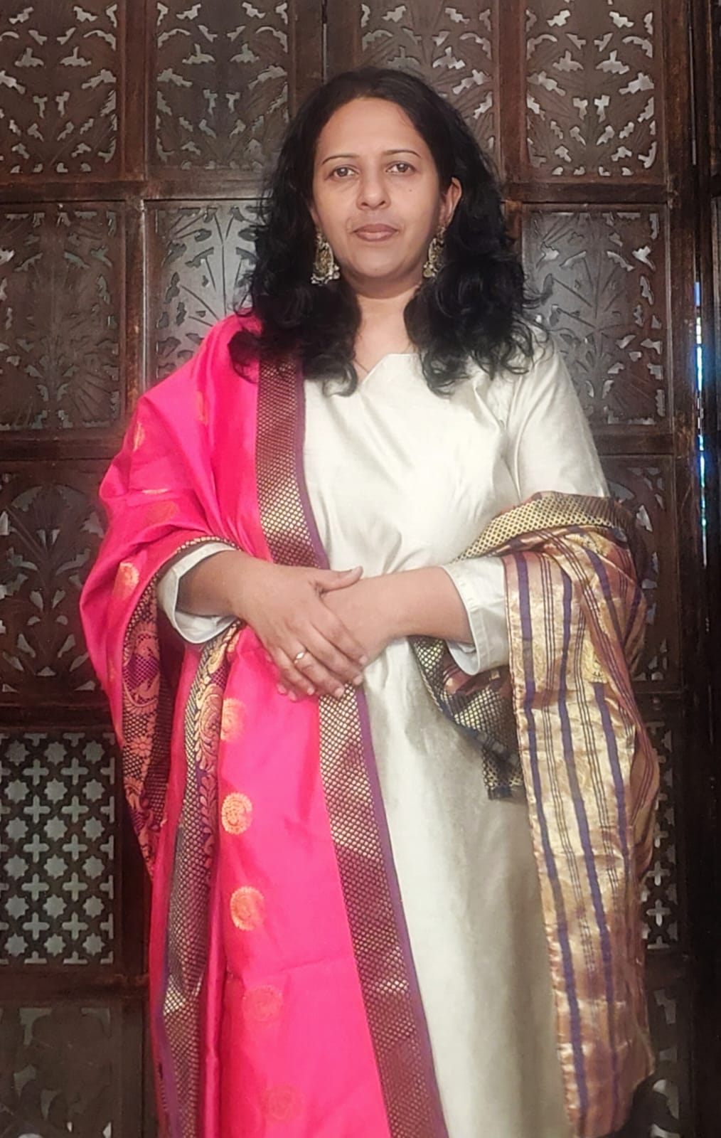 SILVER SHADE COTTON SILK KURTA-PANT MATERIAL