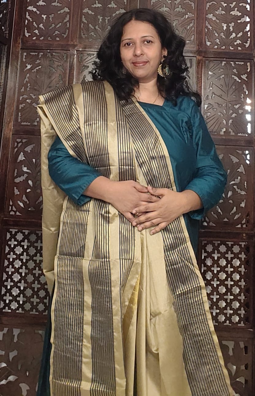 DEEP BLUE COTTON SILK KURTA PANT MATERIAL